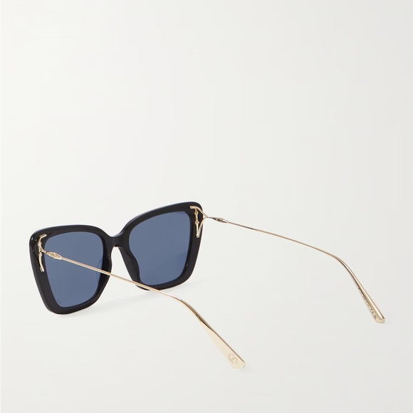 DIOR MissDior B5I Black/Blue Cat Eye Sunglasses - Picture 3 of 4